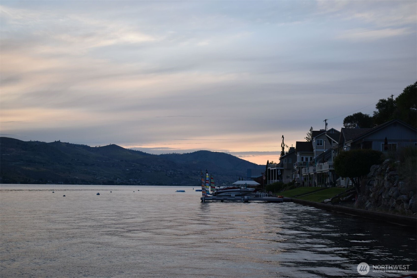 2650 South Lakeshore Road Chelan, WA 98816 - Photo 9 of 10 a view of a lake and mountain