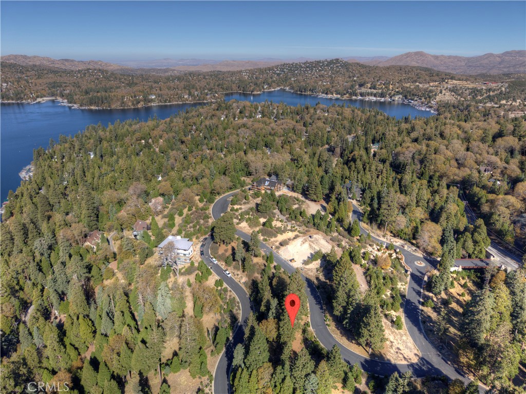 115 Mill Pond Road Lake Arrowhead, CA 92352 - Photo 6 of 19 an aerial view of residential houses with outdoor space