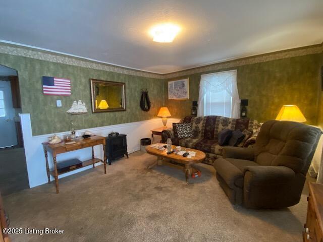 2640 Nat Rogers Road Boston, KY 40107 - Photo 2 of 23 Carpeted Living Room
