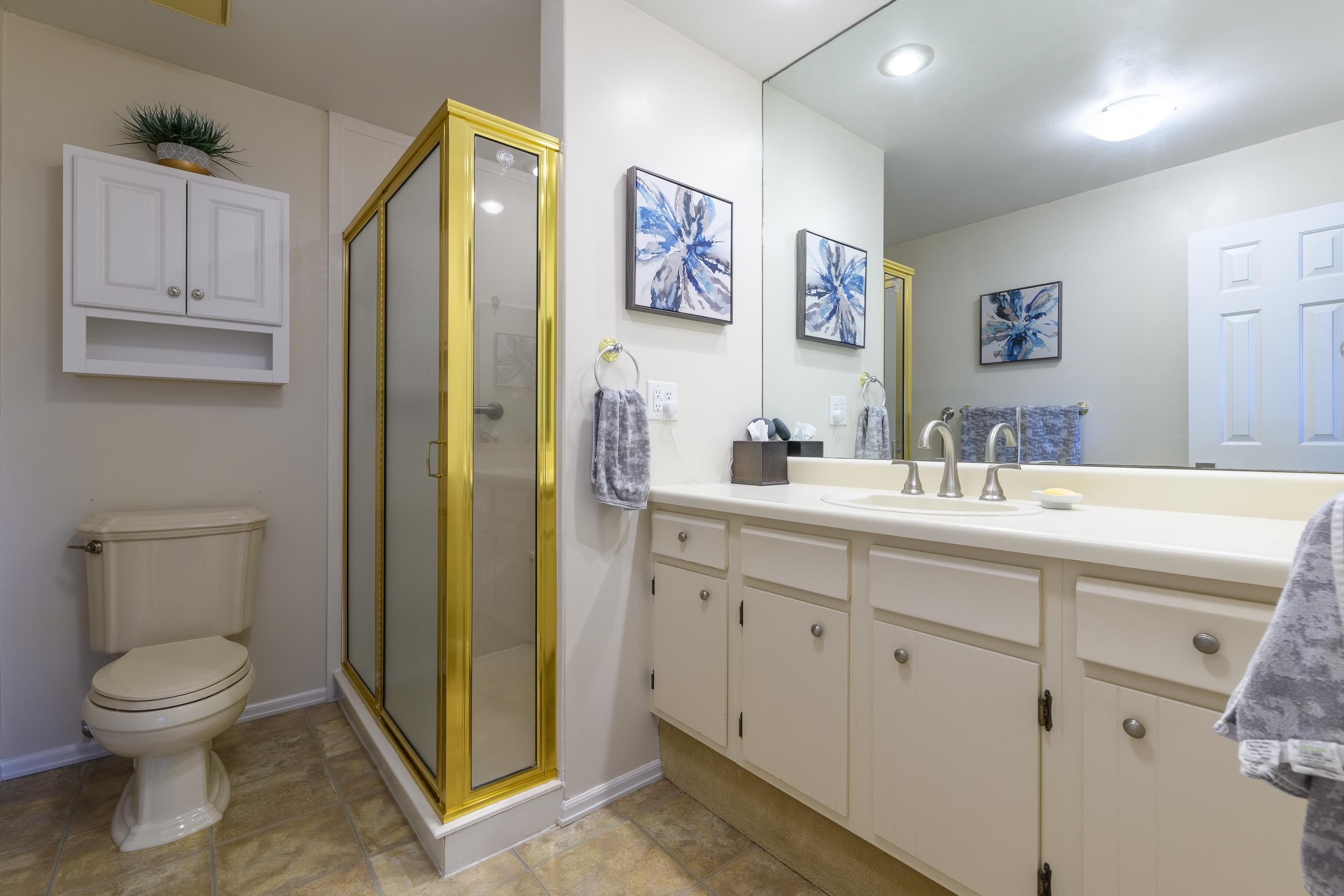 2700 G Road, Unit 5C Grand Junction, CO 81506 - Photo 18 of 25 a bathroom with a toilet a sink and mirror