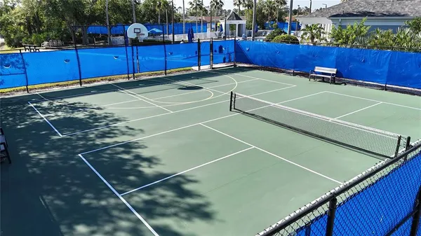 a view of a tennis court