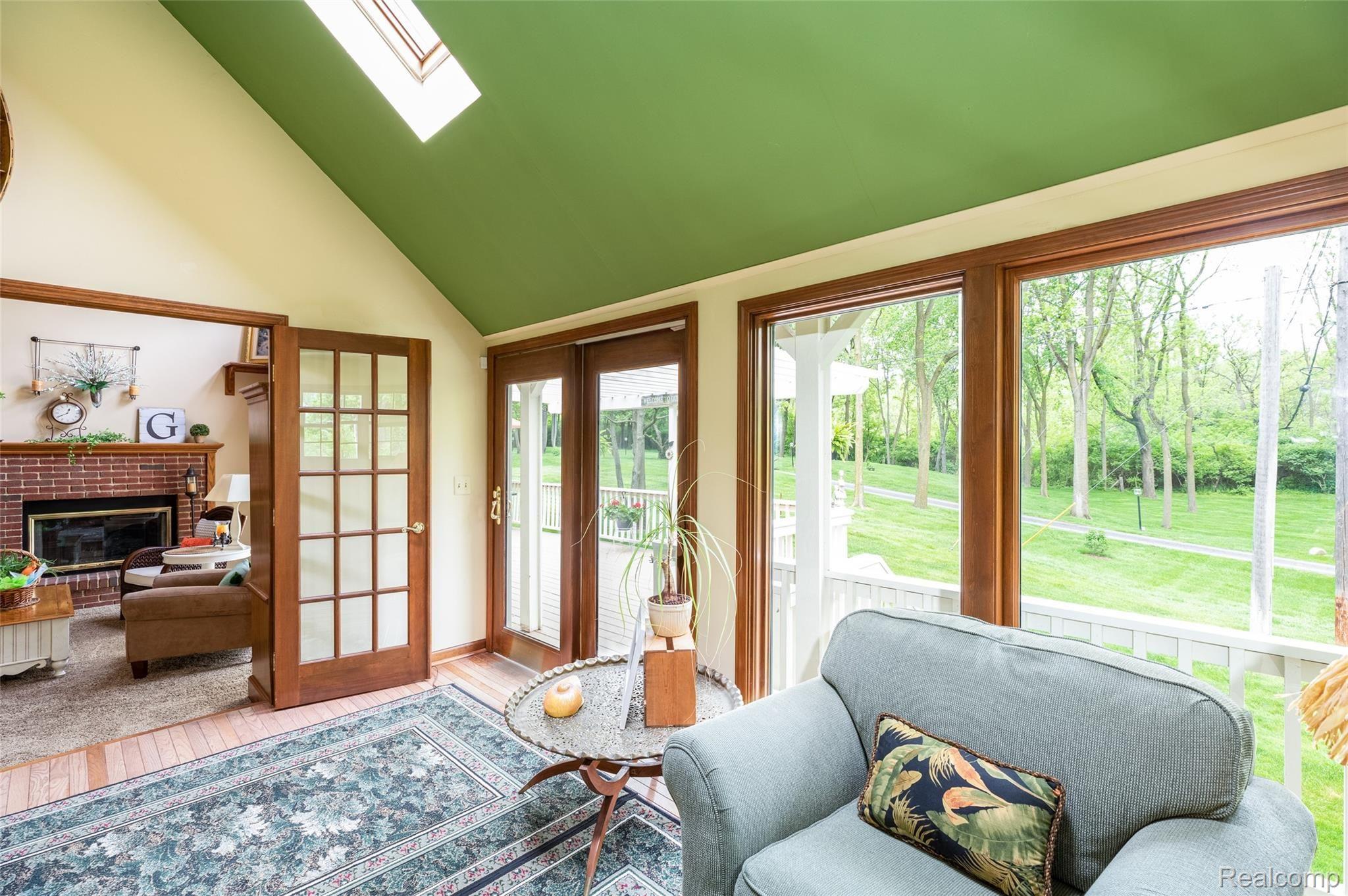 7751 Ridge Road Canton, MI 48187 - Photo 23 of 48 Sunroom/Office with French Doors leading to Rear Deck