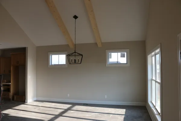 a view of wooden floor