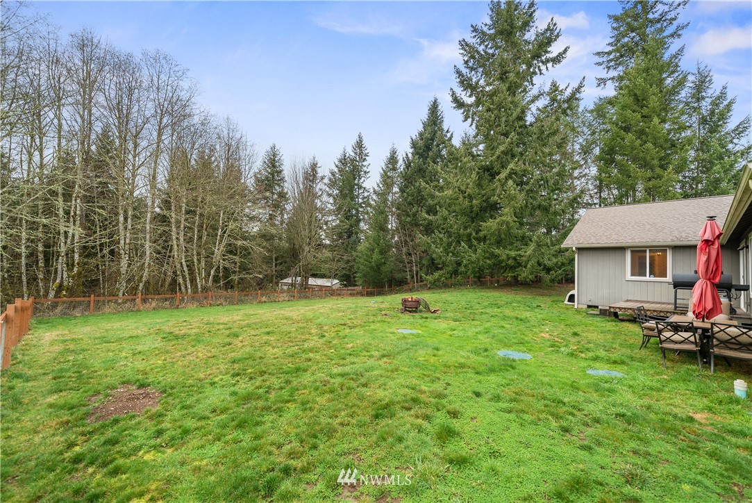 14817 South Tilley Road Tenino, WA 98589 - Photo 27 of 38 a view of backyard of house with green space