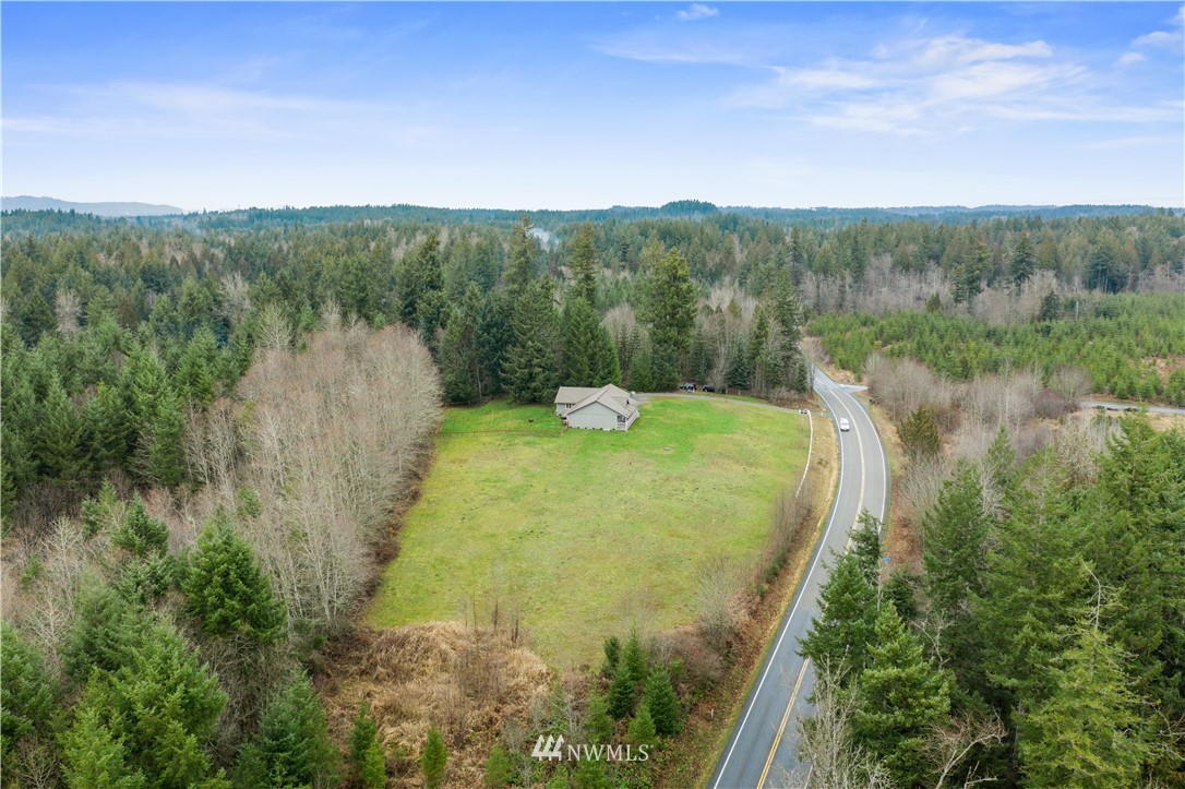 14817 South Tilley Road Tenino, WA 98589 - Photo 32 of 38 a view of a lake from a yard