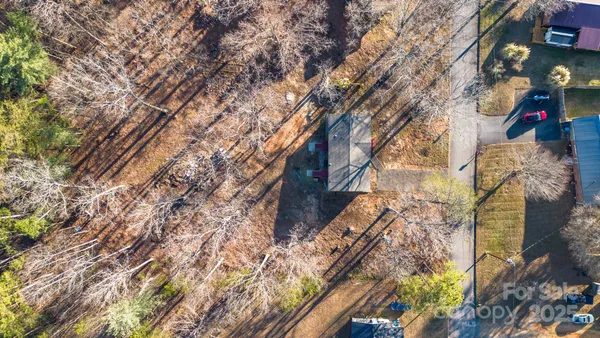 a backyard of a building