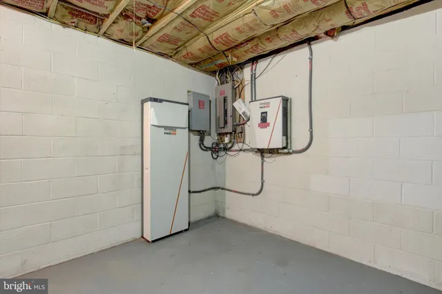 a view of a room with rack on the wall