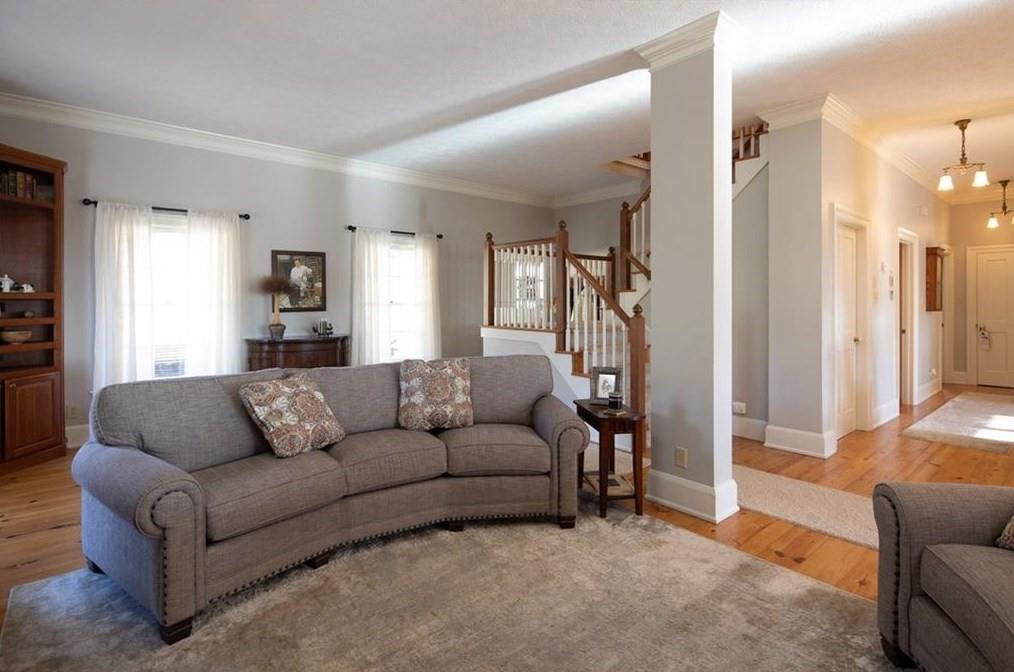 1249 Little Mountain Road Dawsonville, GA 30534 - Photo 6 of 40 a living room with furniture and a large window