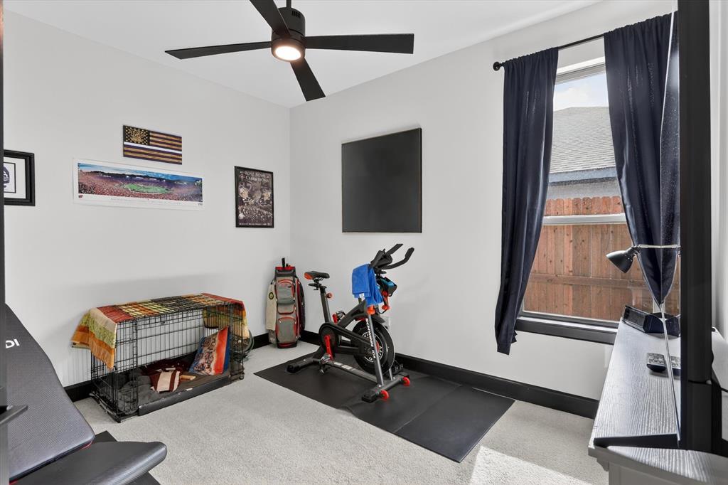 1740 Reverie Road Burleson, TX 76028 - Photo 9 of 37 a view of a room with gym equipment