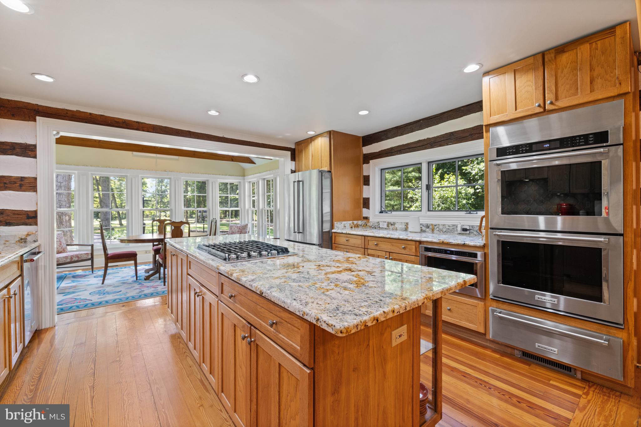 97 Tilthammer Mill Road Boyce, VA 22620 - Photo 18 of 68 a kitchen with a stove and a kitchen island