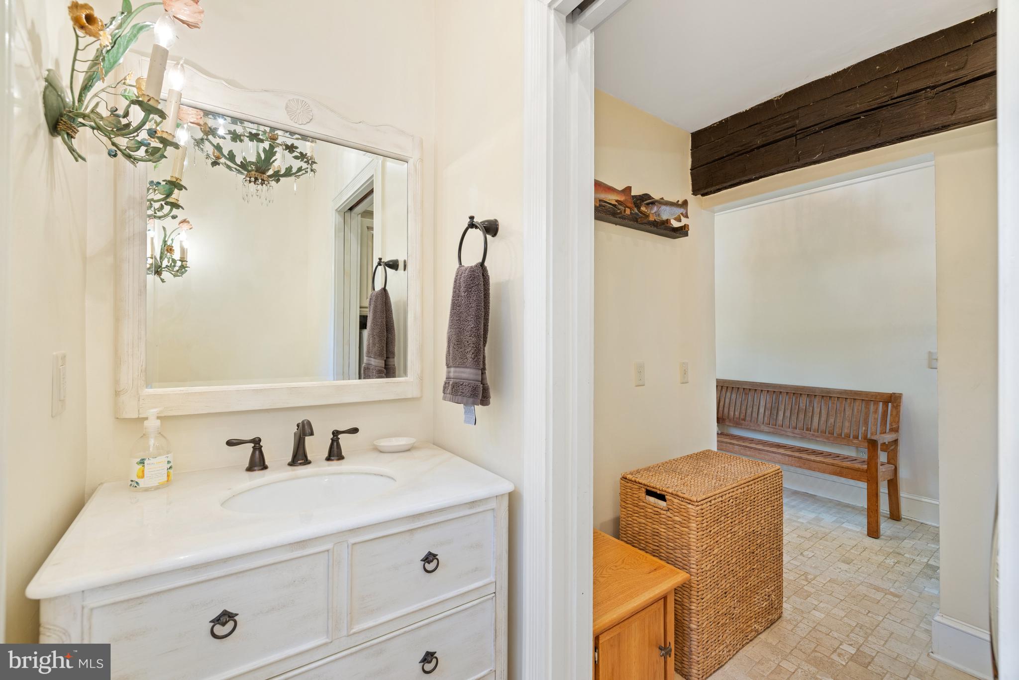 97 Tilthammer Mill Road Boyce, VA 22620 - Photo 21 of 68 a bathroom with a sink and a mirror
