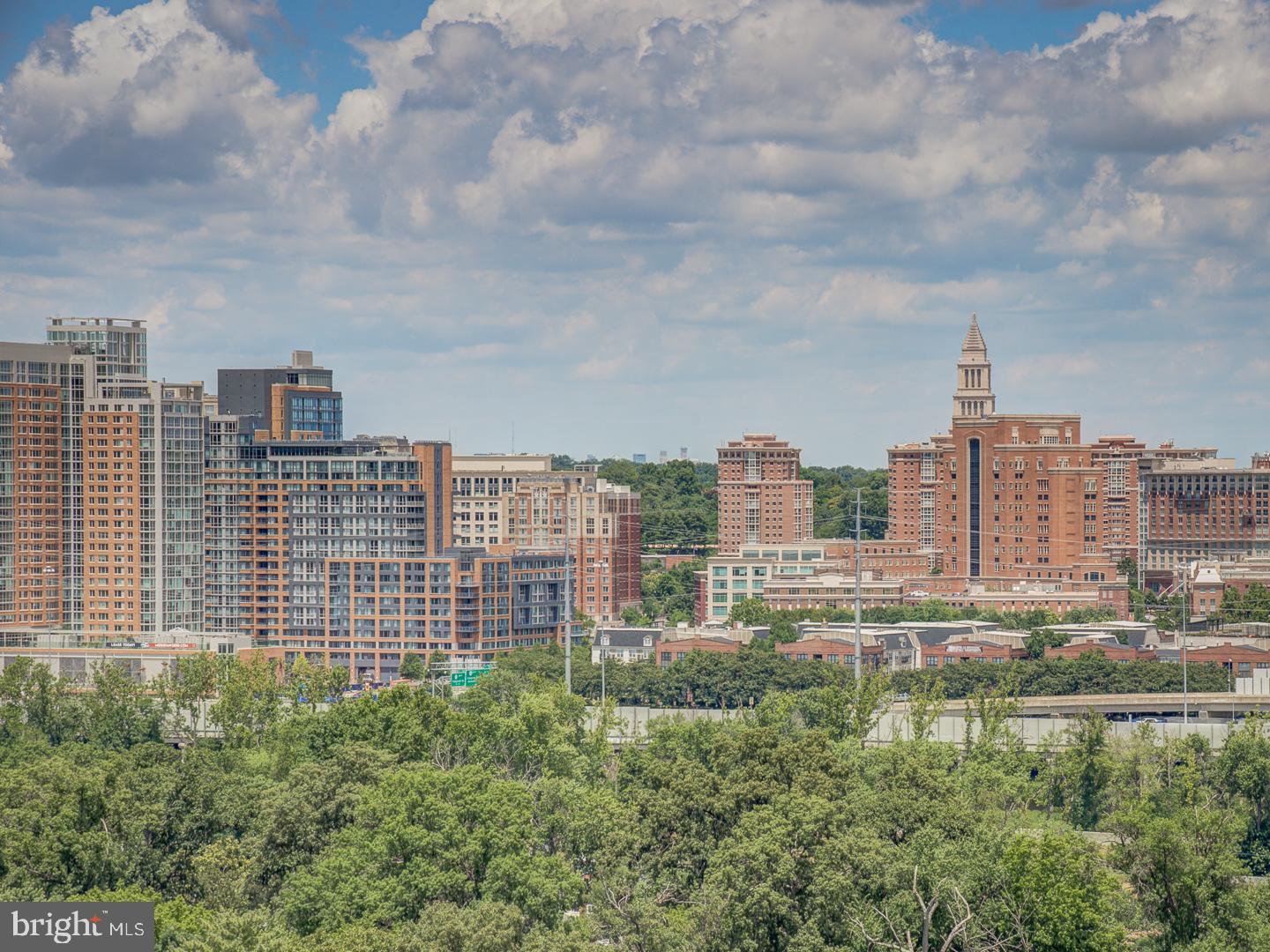 2059 Huntington Avenue, Unit 1602 Alexandria, VA 22303 - Photo 25 of 31 a view of a city with tall buildings in the background