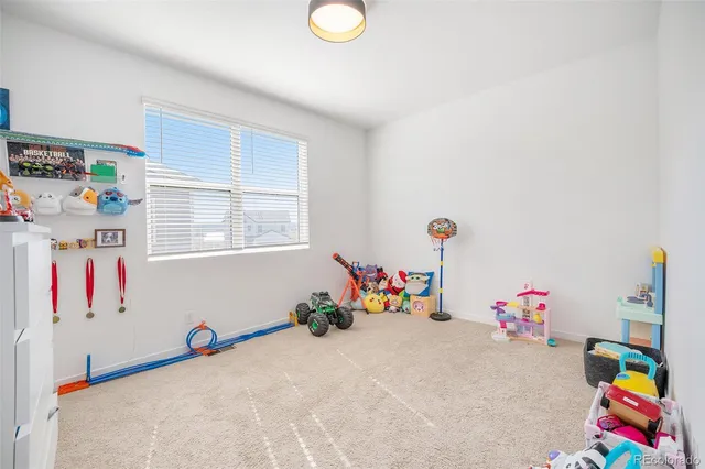 a play room with toys