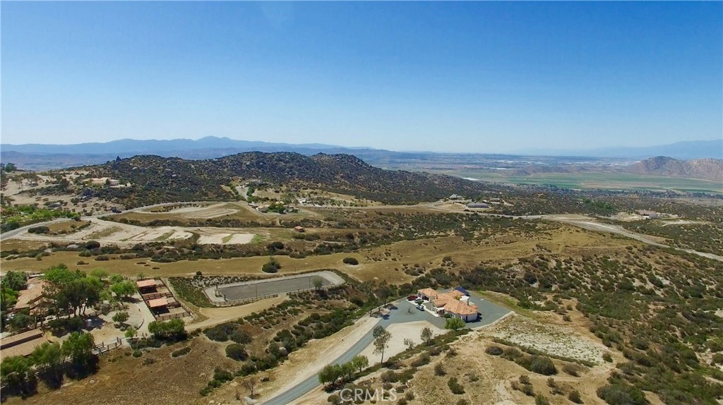 22990 Sky Mesa Road Homeland, CA 92548 - Photo 12 of 15 an aerial view of residential house with beach and mountain view