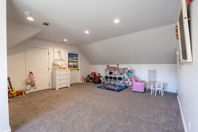 a view of a room with toys