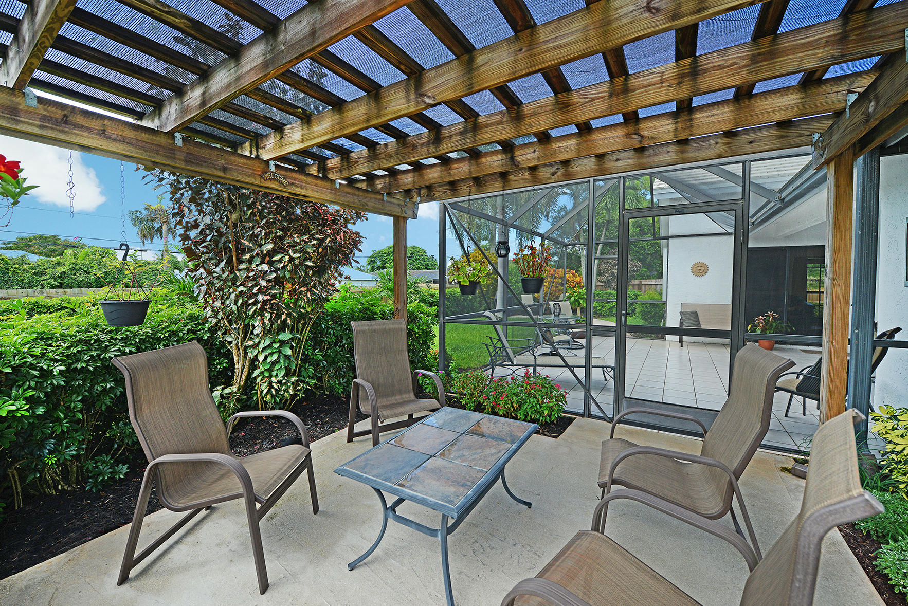 1906 Northwest 8th Street Boca Raton, FL 33486 - Photo 32 of 37 ARBOR ADJACENT TO PORCH
