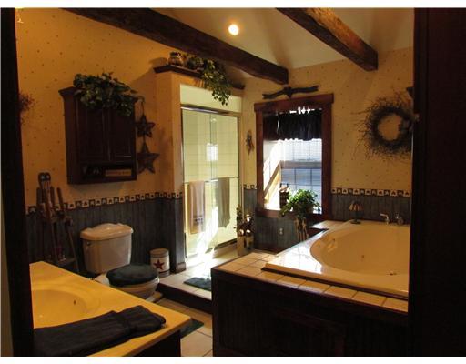 405 Malden Road California, PA 15423 - Photo 13 of 18 Full Bath. The origin of this house is apparent as you see the beams in the view of the OVER-SIZED full bath that includes a step up jet spray tub and a separate shower, beautiful vanity and PLENTY of rooom.