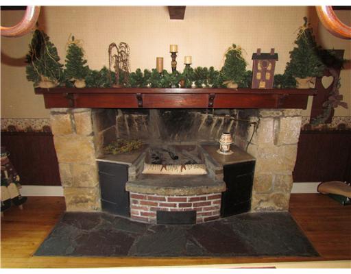 405 Malden Road California, PA 15423 - Photo 6 of 18 Dining Room. Look at this open hearth oven that lights up the room...cozy and a definite topic for discussion