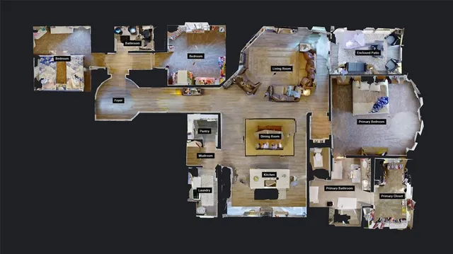 a picture of a chandelier in a room