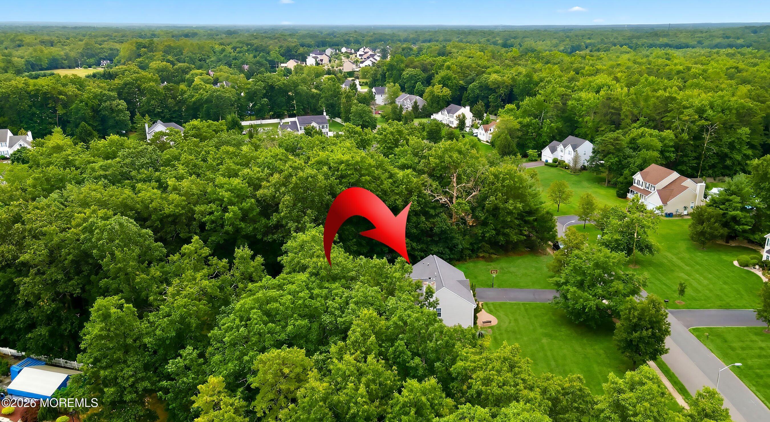 19 Goldfinch Road Jackson, NJ 08527 - Photo 41 of 51 59-Aerial 3 with Arrow