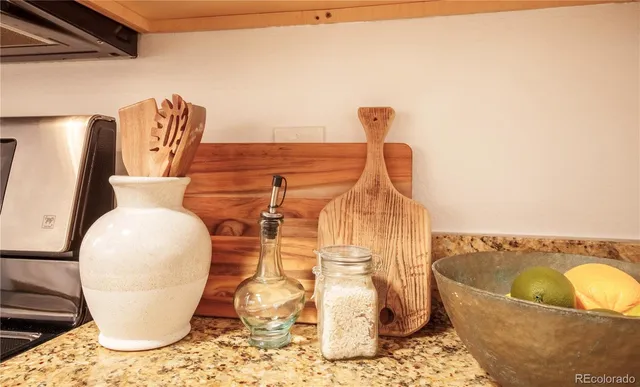 a view of a couch sitting in a kitchen