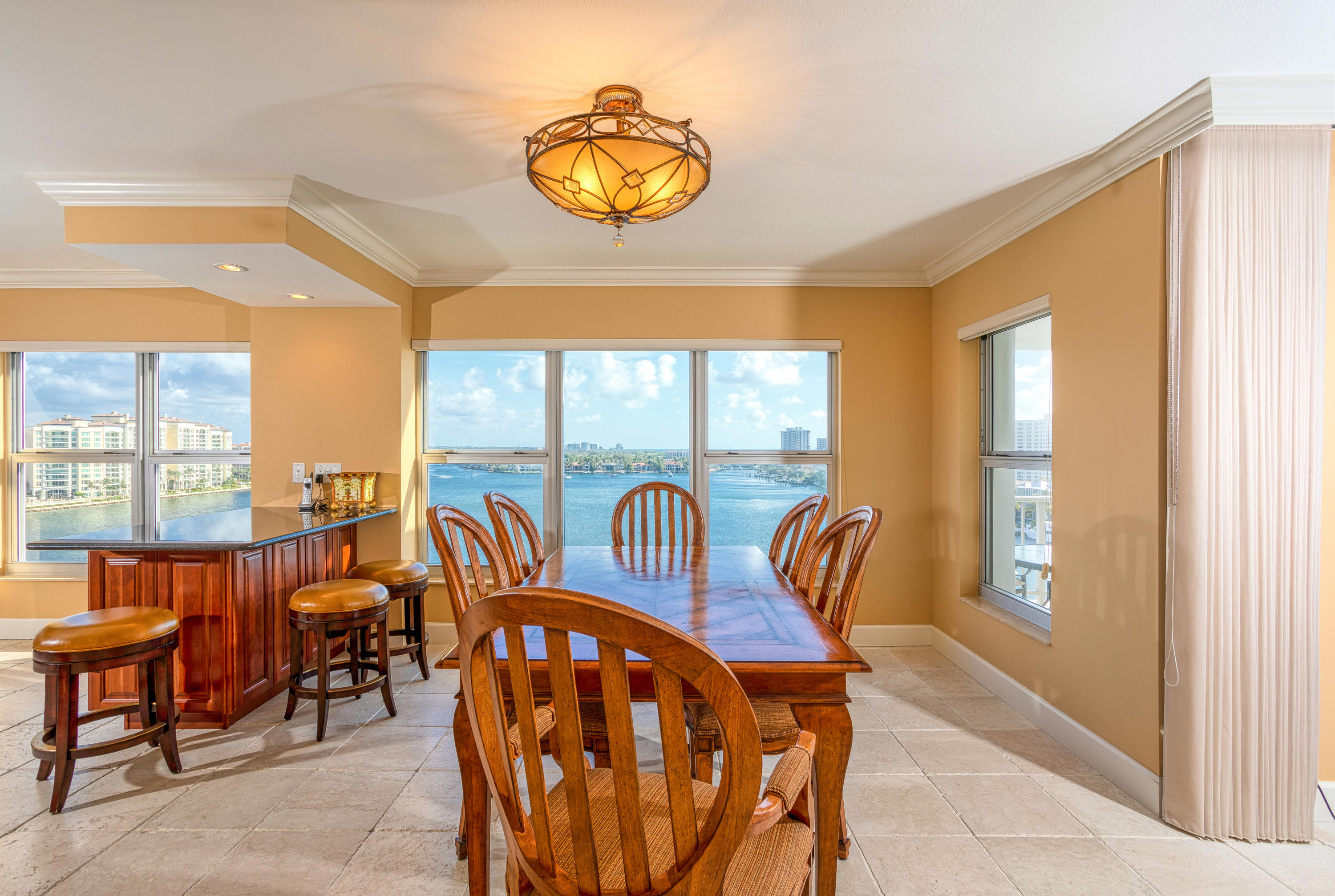 875 East Camino Real, Unit 11A Boca Raton, FL 33432 - Photo 9 of 30 DINING ROOM INTRACOASTAL VIEW