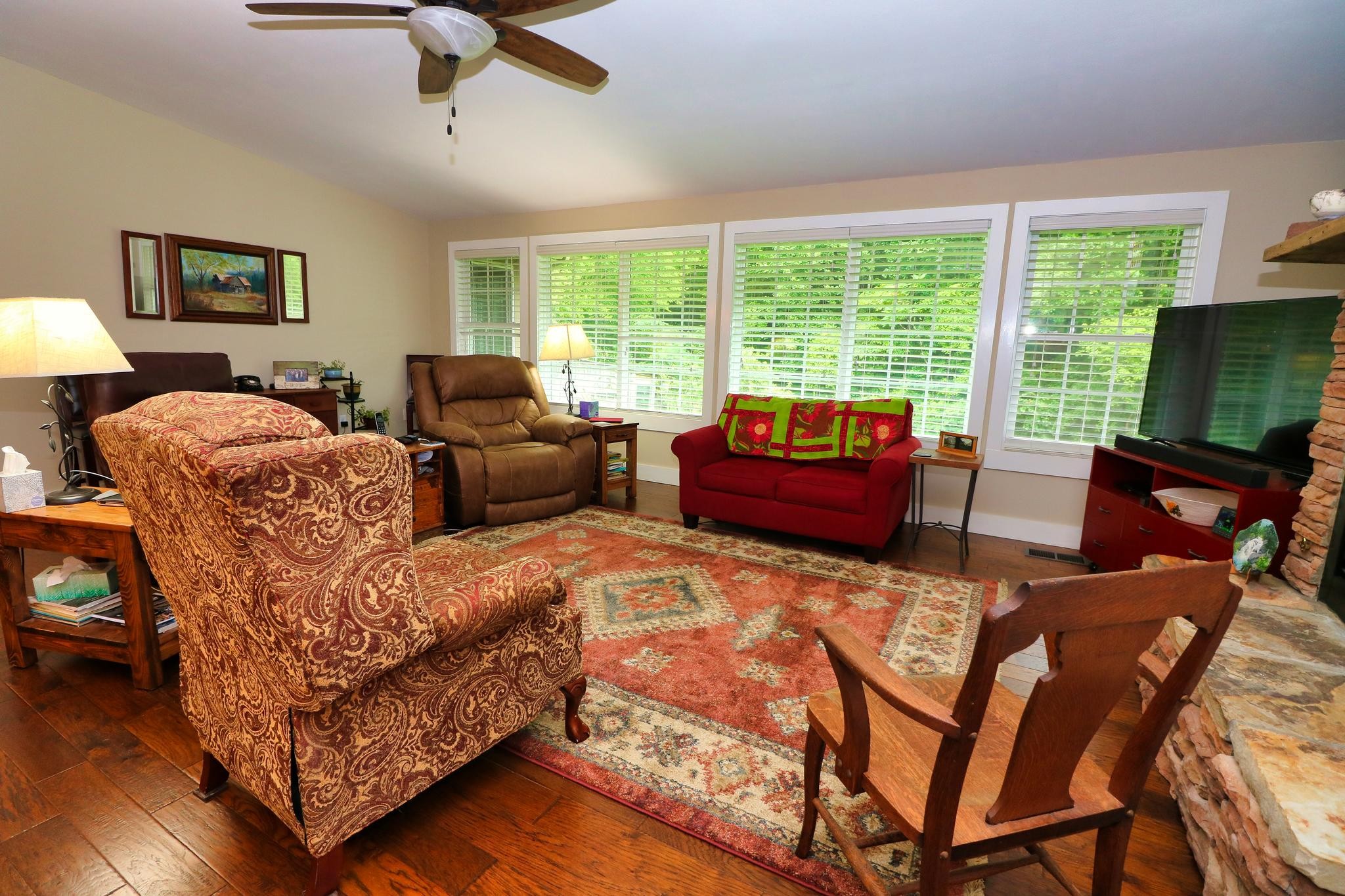 2090 Fairview Road Tellico Plains, TN 37385 - Photo 15 of 40 a living room with furniture and a large window
