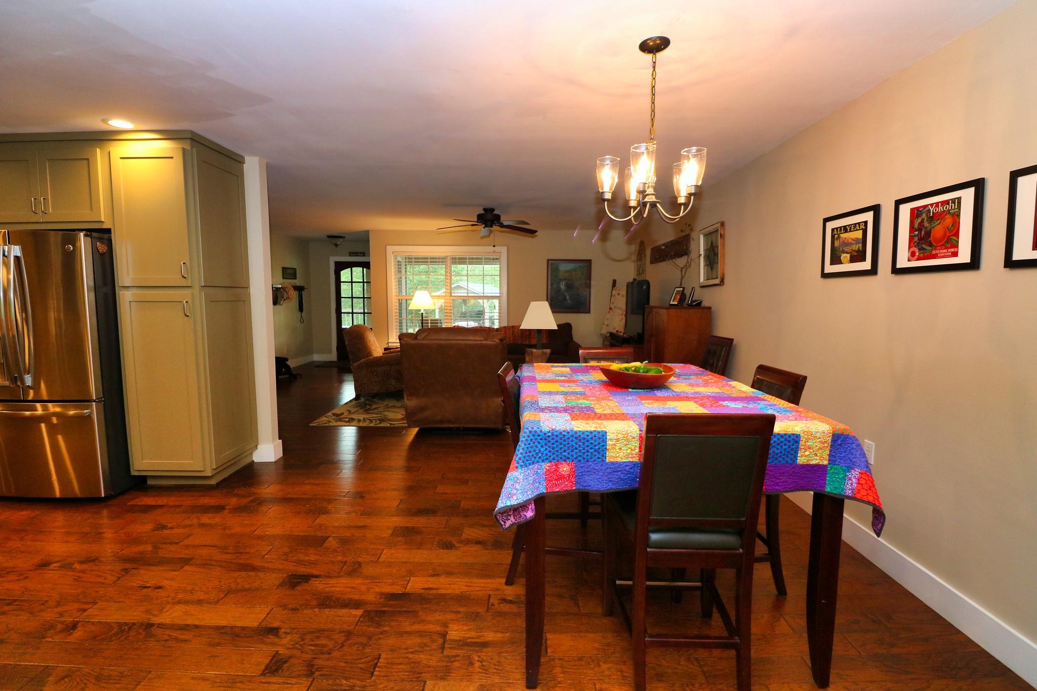 2090 Fairview Road Tellico Plains, TN 37385 - Photo 7 of 40 a view of a dining room with furniture and wooden floor
