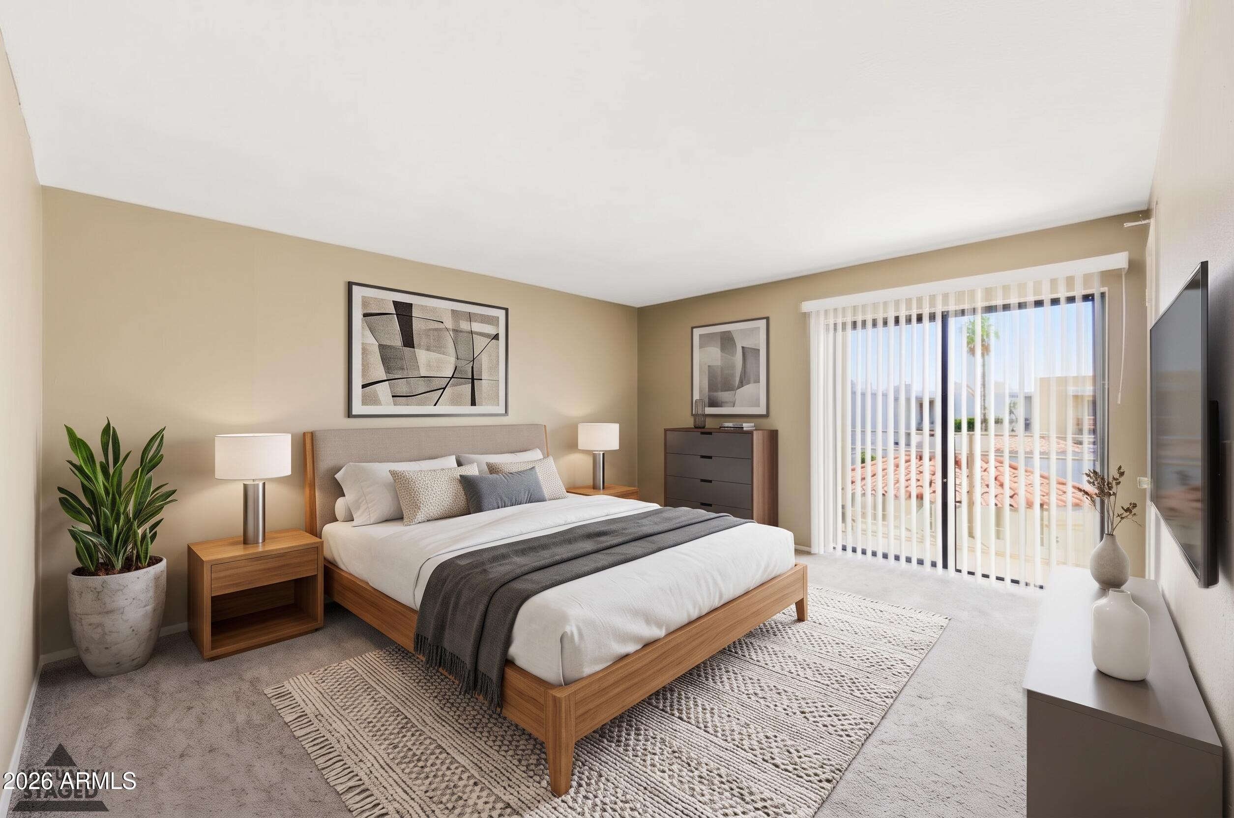 16635 North Cave Creek Road, Unit 215 Phoenix, AZ 85032 - Photo 12 of 27 Bedroom Virtually Staged