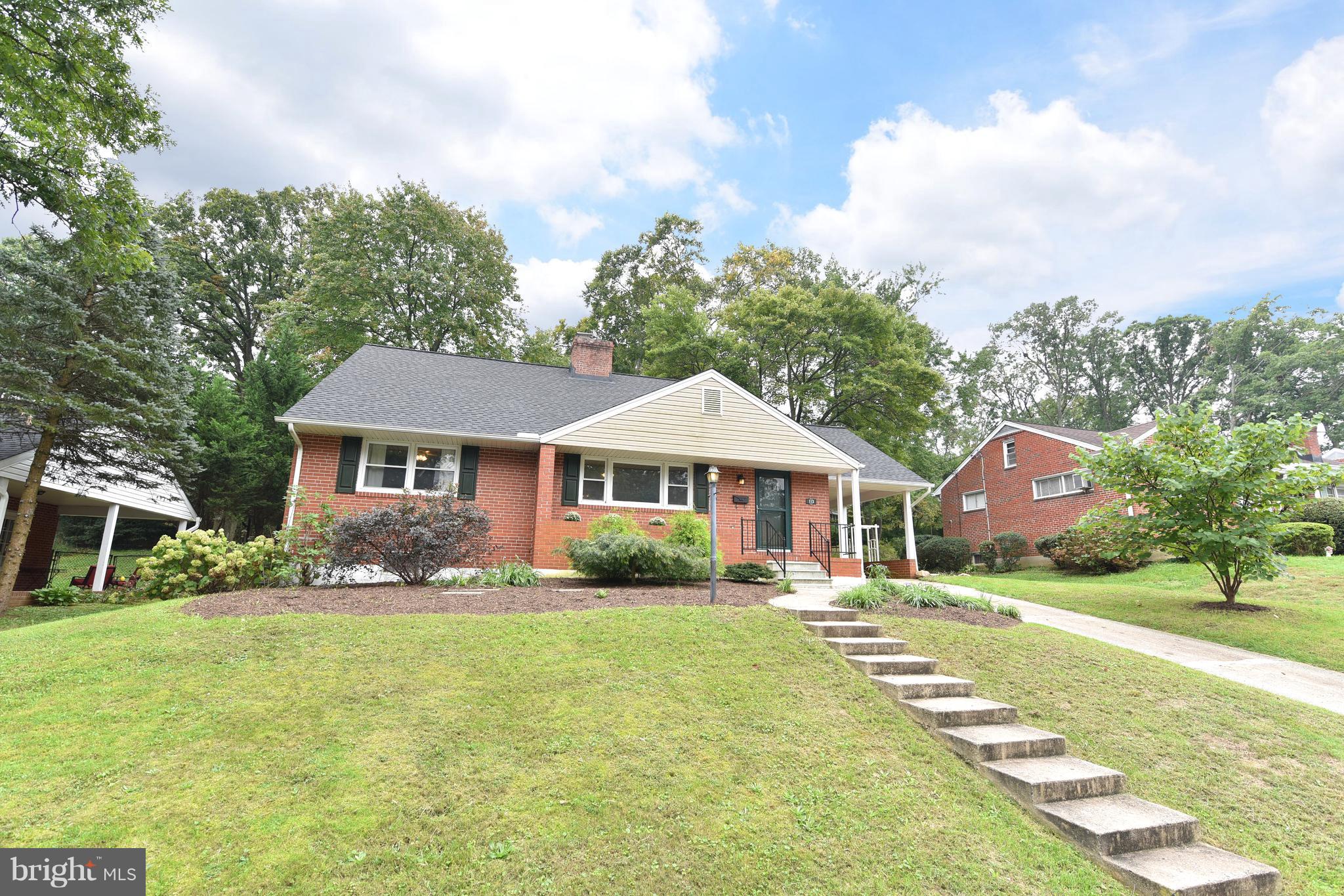113 Gorsuch Road Lutherville-Timonium, MD 21093 - Photo 1 of 20 Brick Raised Rancher w/carport 4BR plus Bonus
