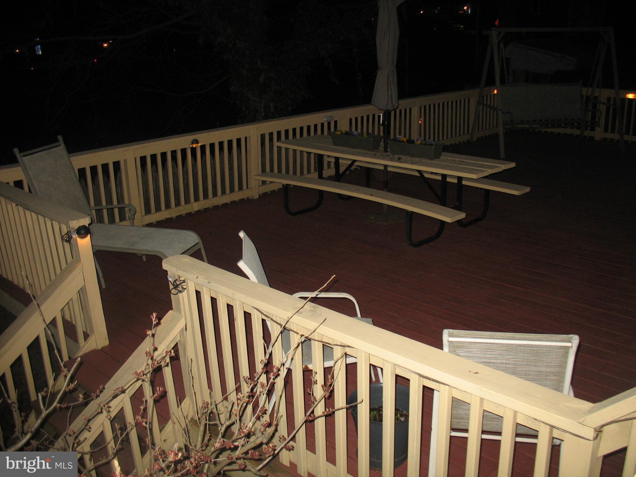 1605 Myamby Road Baltimore, MD 21286 - Photo 47 of 51 Deck at Night