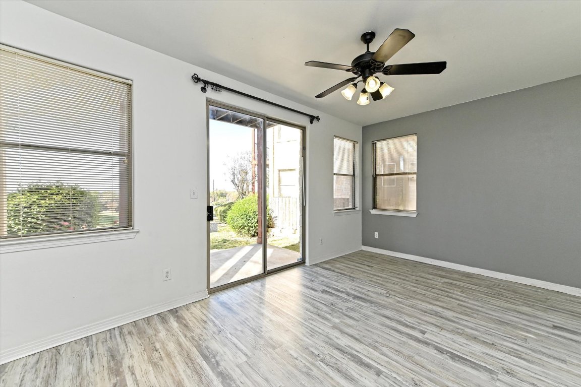 4307 Eck Lane, Unit 107 Austin, TX 78734 - Photo 15 of 28 a view of an empty room with a window