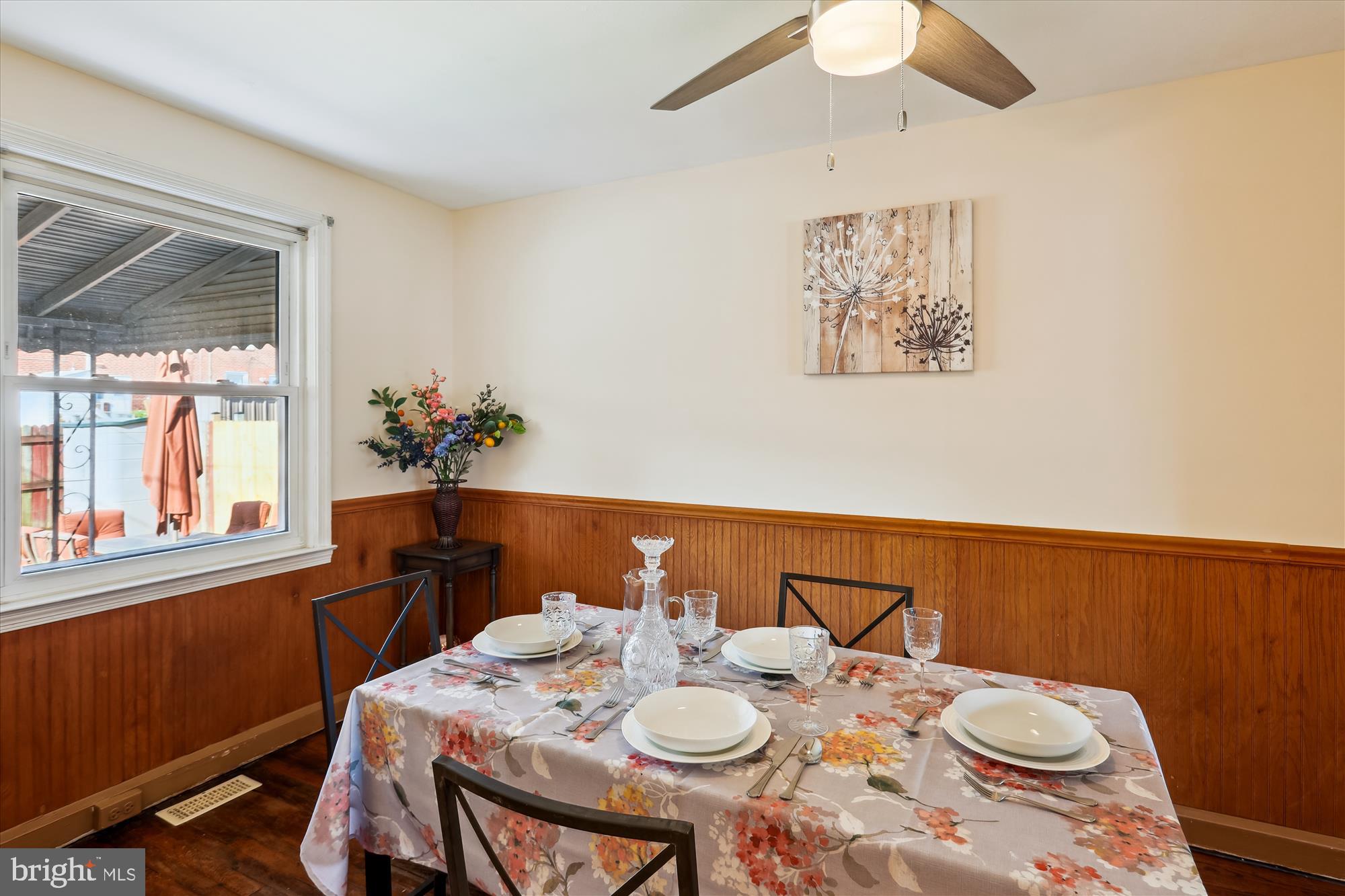 1075 Elm Road Halethorpe, MD 21227 - Photo 12 of 41 a view of a dining room with furniture window and wooden floor