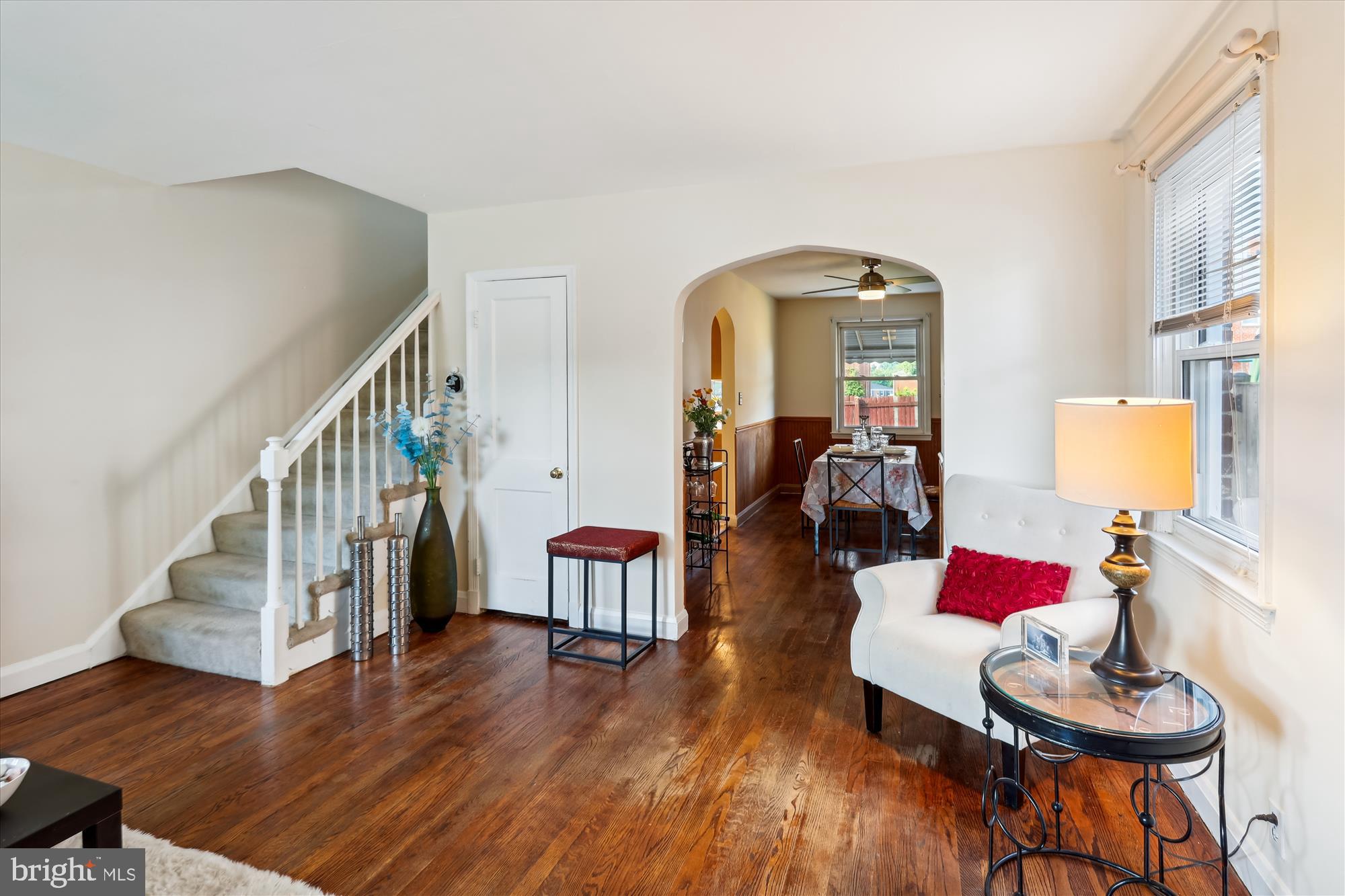 1075 Elm Road Halethorpe, MD 21227 - Photo 9 of 41 a living room with furniture and a wooden floor