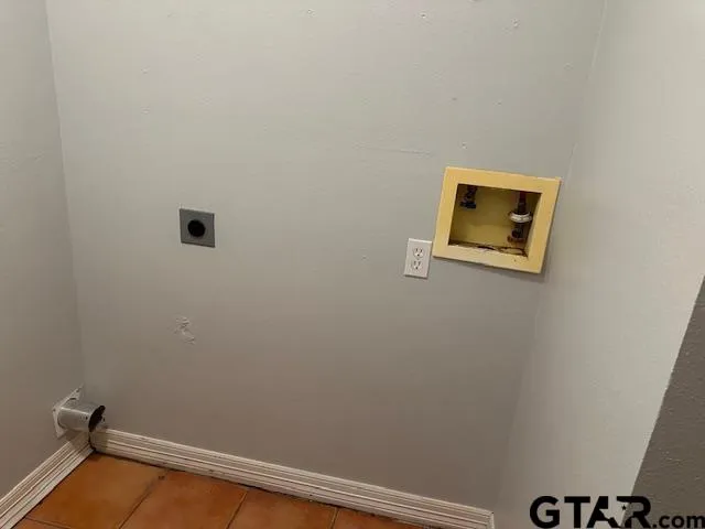 a view of a small space with a fan