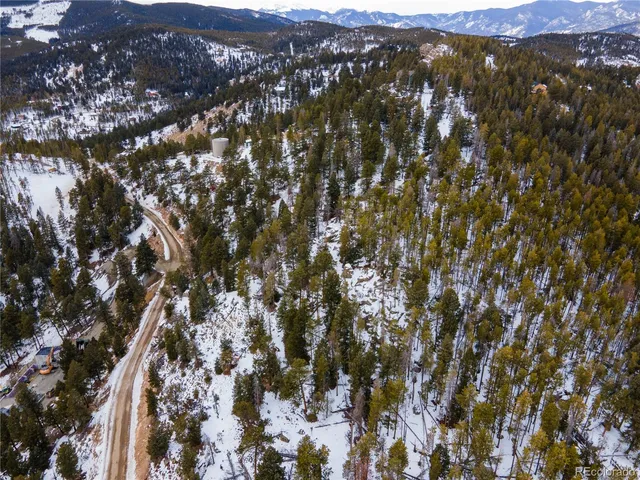 a view of city and mountain