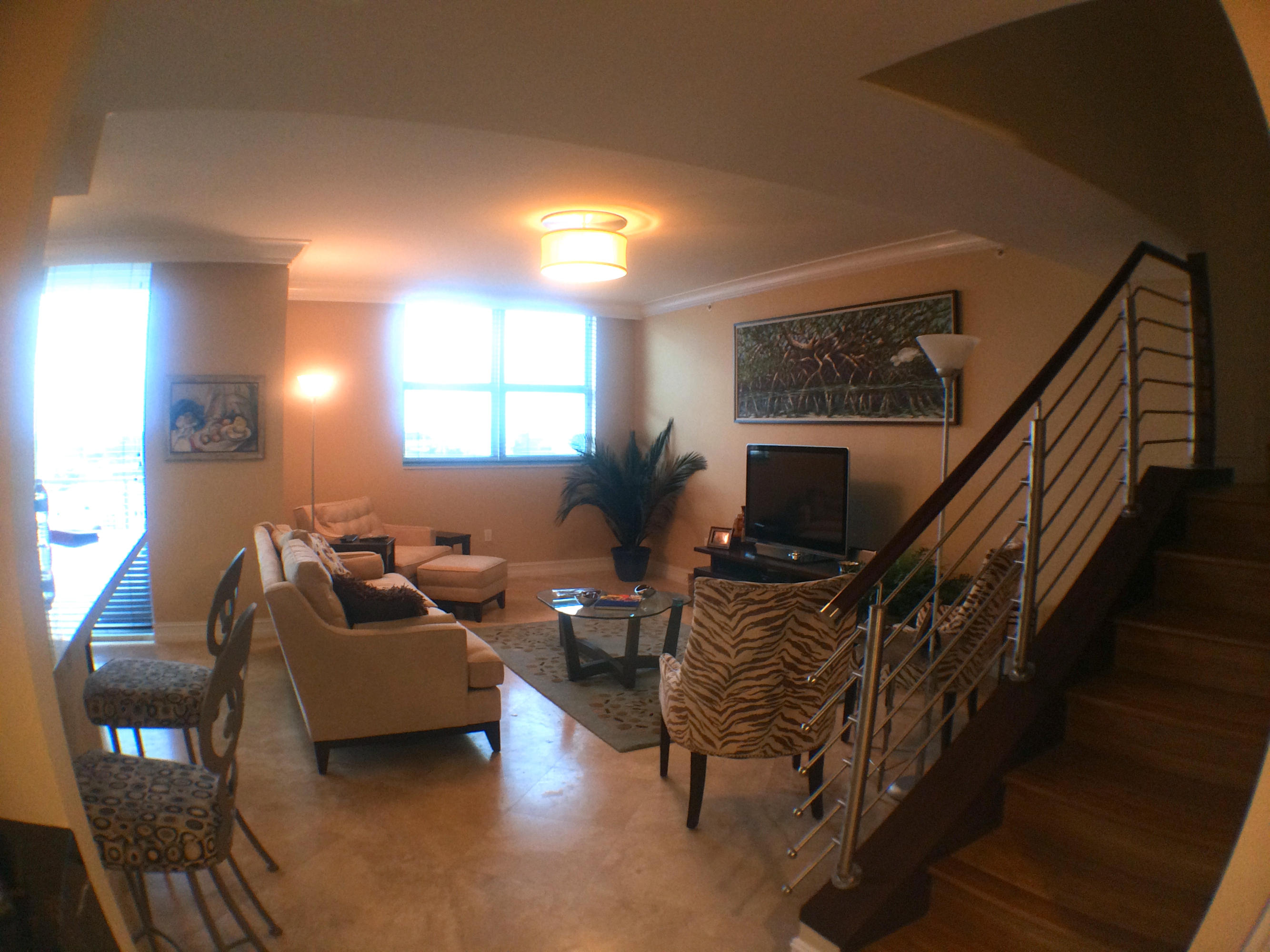 99 Southeast Mizner Boulevard, Unit PH37 Boca Raton, FL 33432 - Photo 7 of 22 Living Room