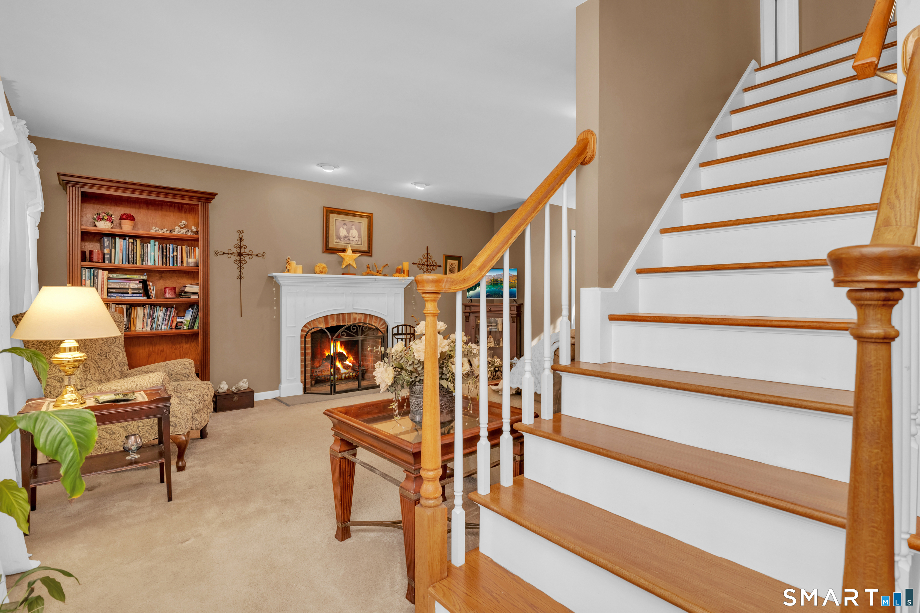 138 Burton Road Beacon Falls, CT 06403 - Photo 18 of 40 a view of entryway livingroom and hall with wooden floor