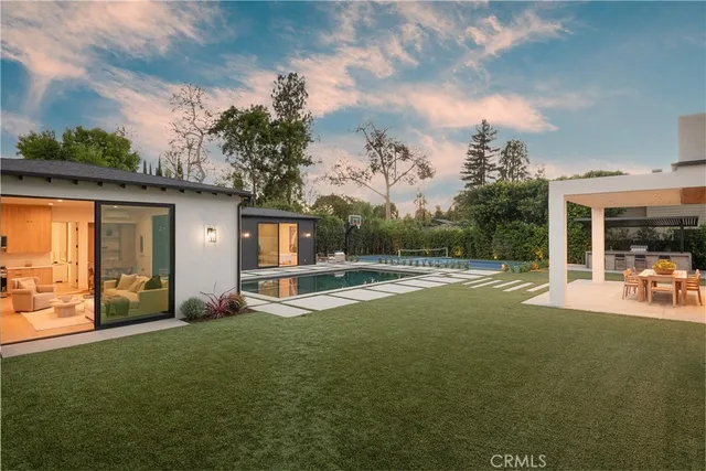 a view of a house with pool