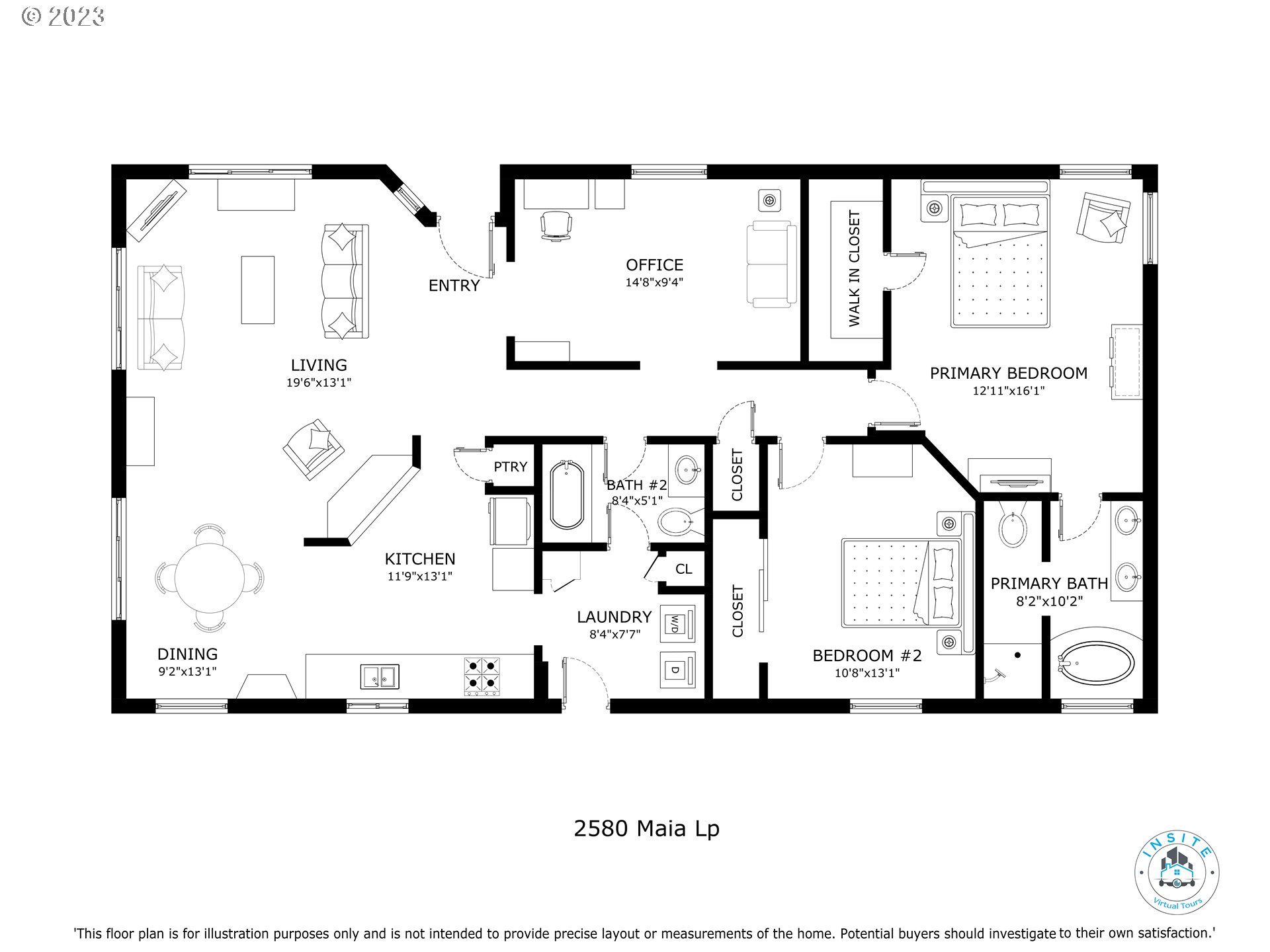 2580 Maia Loop Springfield, OR 97477 - Photo 29 of 29 a picture of a floor plan