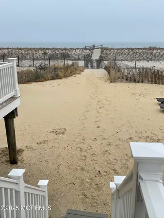 a view of beach and ocean