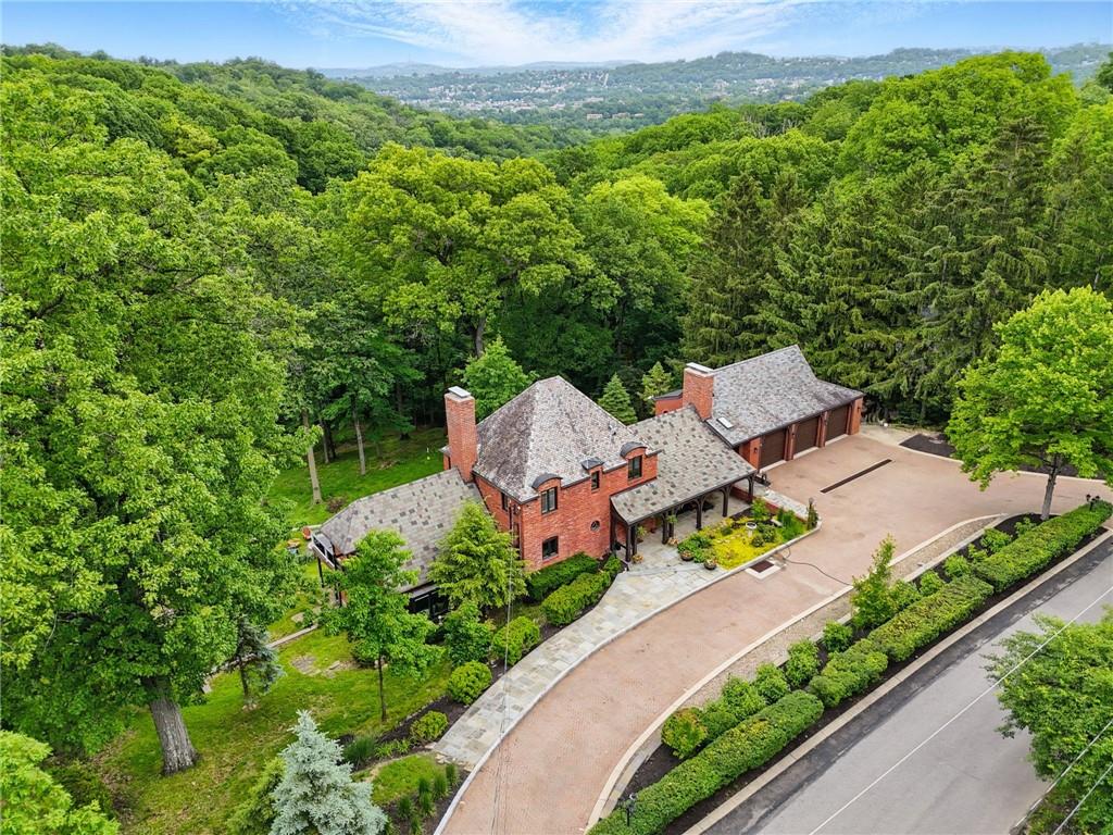 30 Club Road Carnegie, PA 15106 - Photo 2 of 49 an aerial view of a house with garden space and street view