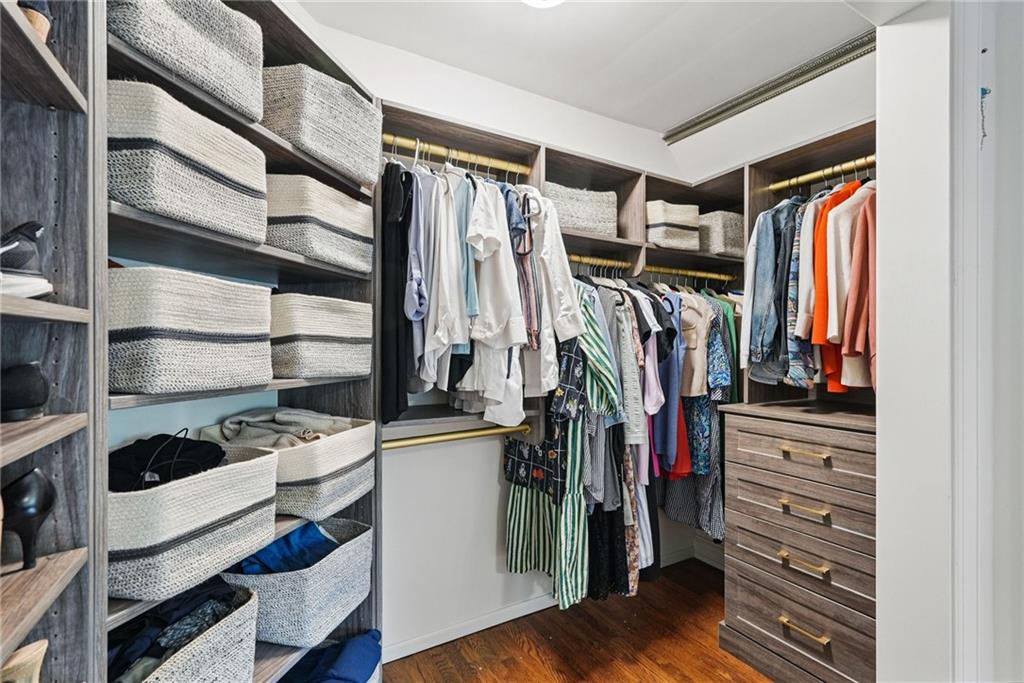 30 Club Road Carnegie, PA 15106 - Photo 37 of 49 a view of walk in closet with clothes and shoes