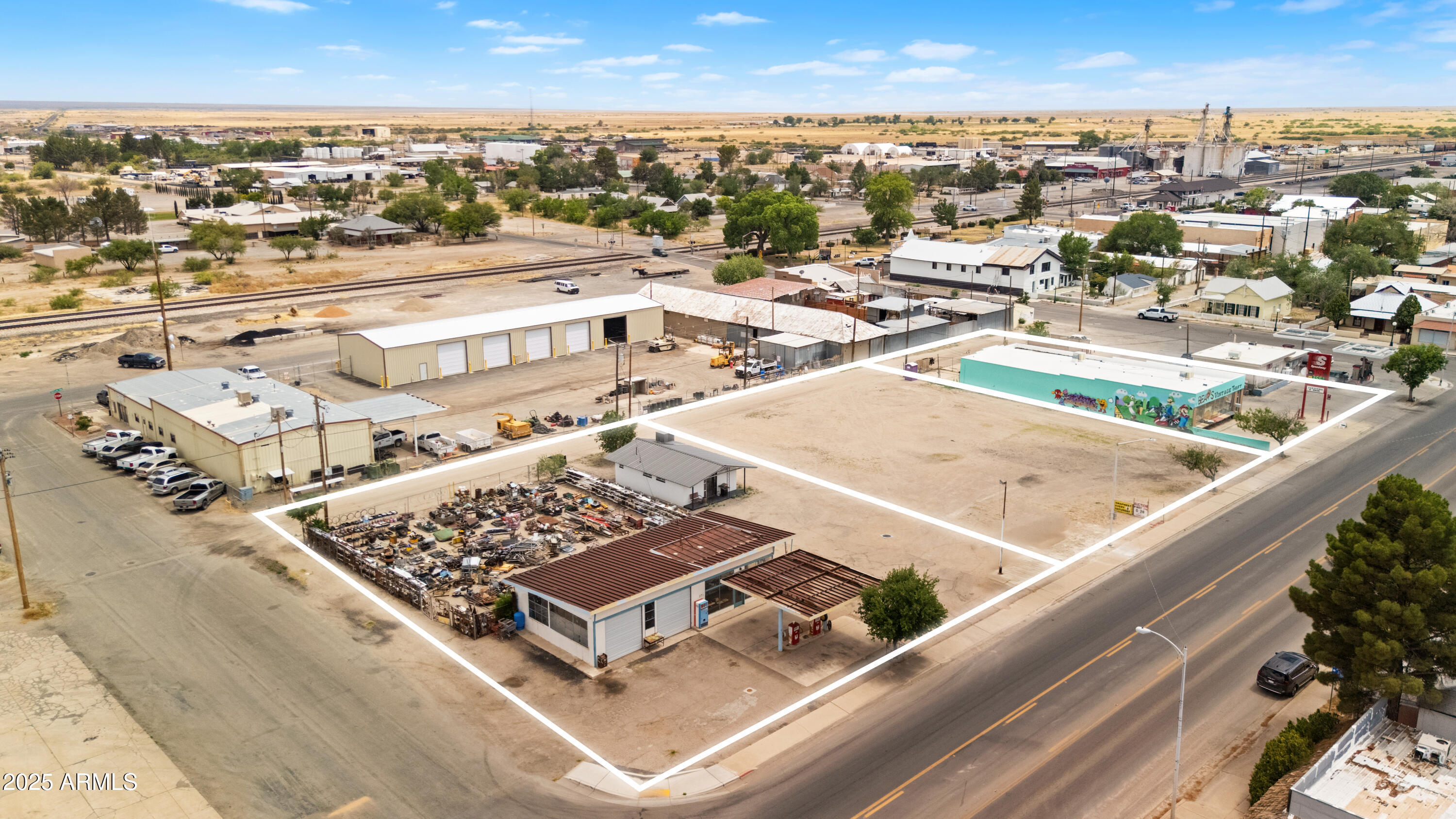 235 North Haskell Avenue, Unit 3 Willcox, AZ 85643 - Photo 4 of 7 an aerial view of a city