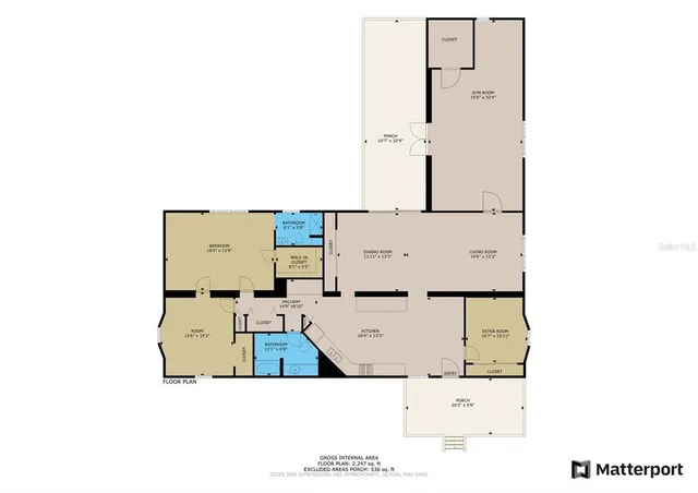 an aerial view of a kitchen