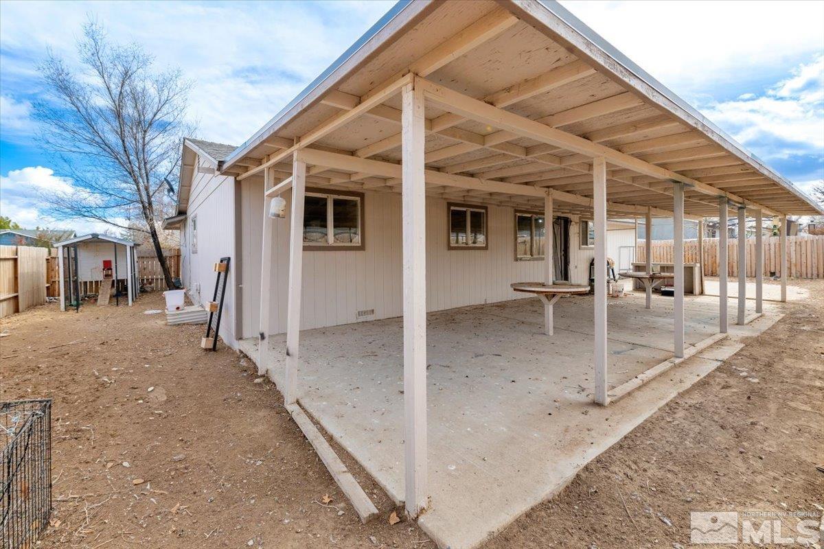 350 Sycamore Street Fernley, NV 89408 - Photo 20 of 24 a view of a house with a patio