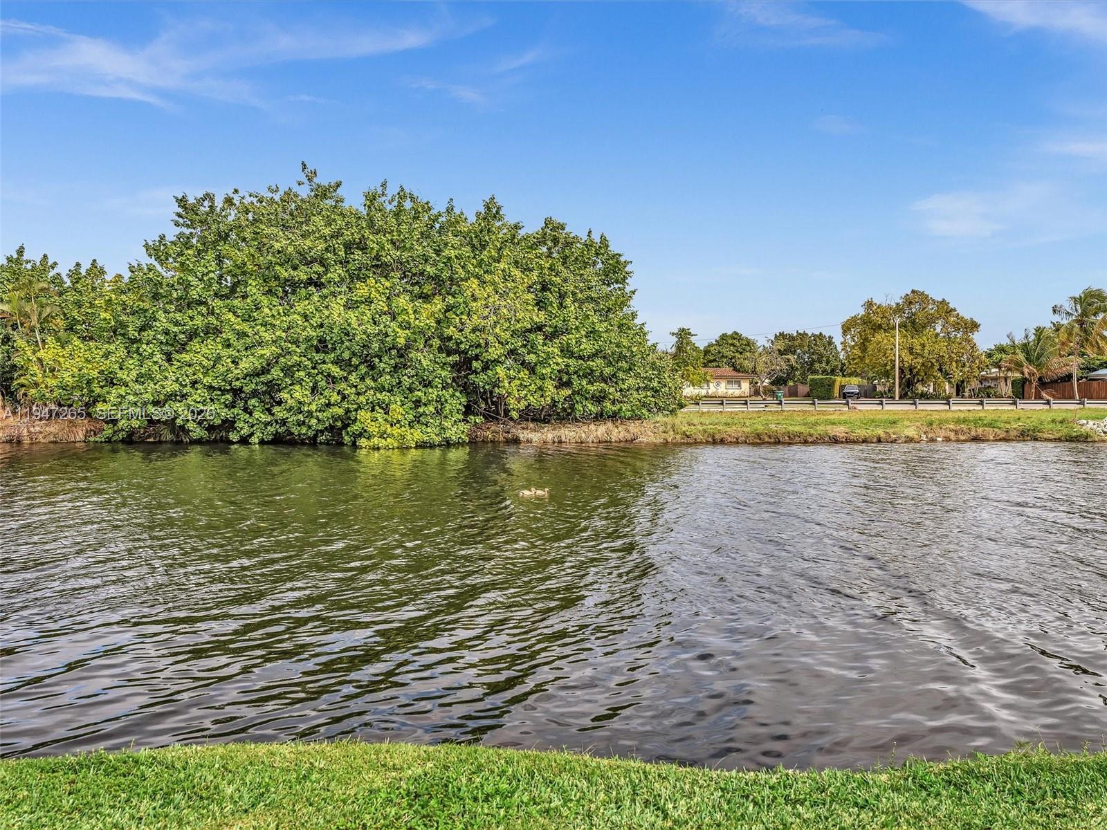 7661 Southwest 102nd Place Miami, FL 33173 - Photo 28 of 51 a view of a lake with a big yard