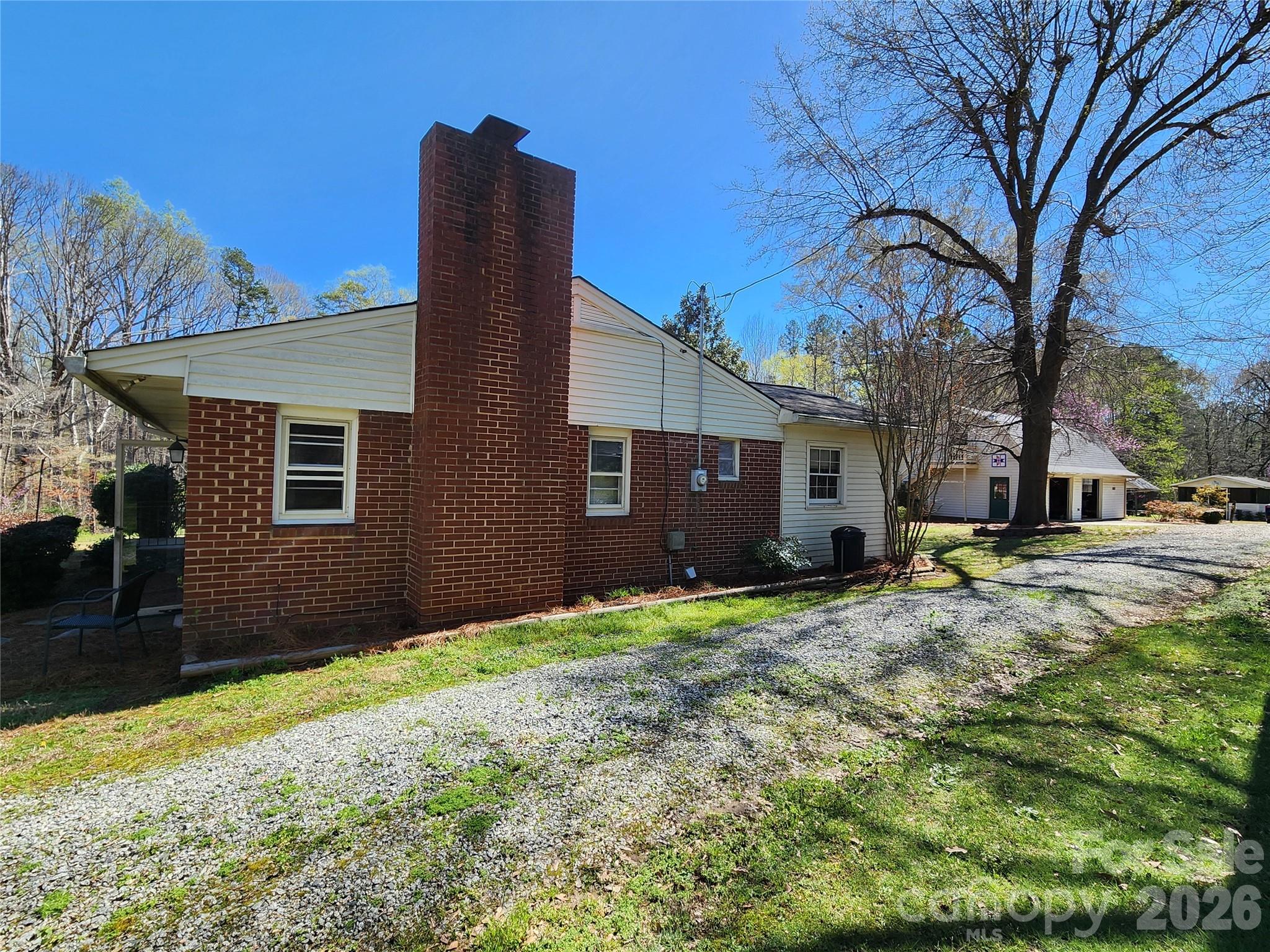 217 St John Street Dallas, NC 28034 - Photo 16 of 34 a view of a yard in front of a house