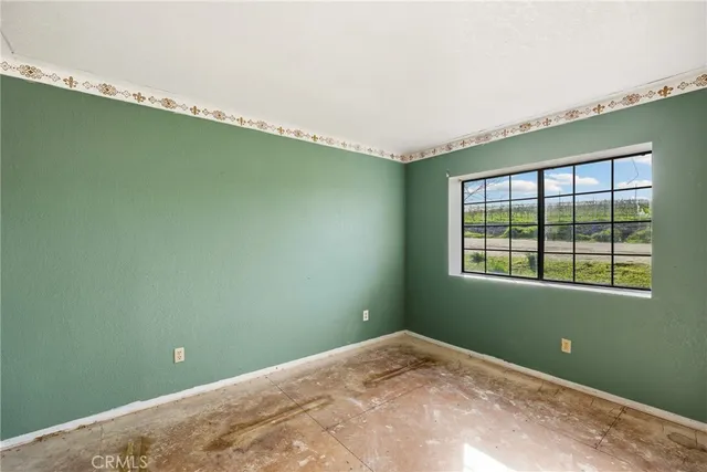 a view of a room with window