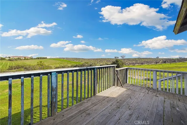 a view of a balcony with lake view